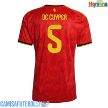 Camisa de time de futebol Bélgica Maxim De Cuyper #5 Replicas 1º Equipamento Mundo 2026 Manga Curta